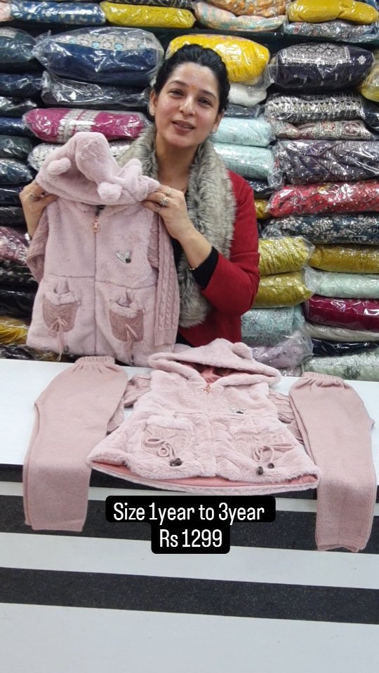 D.NO-259 GIRL WOOLEN JKT SET