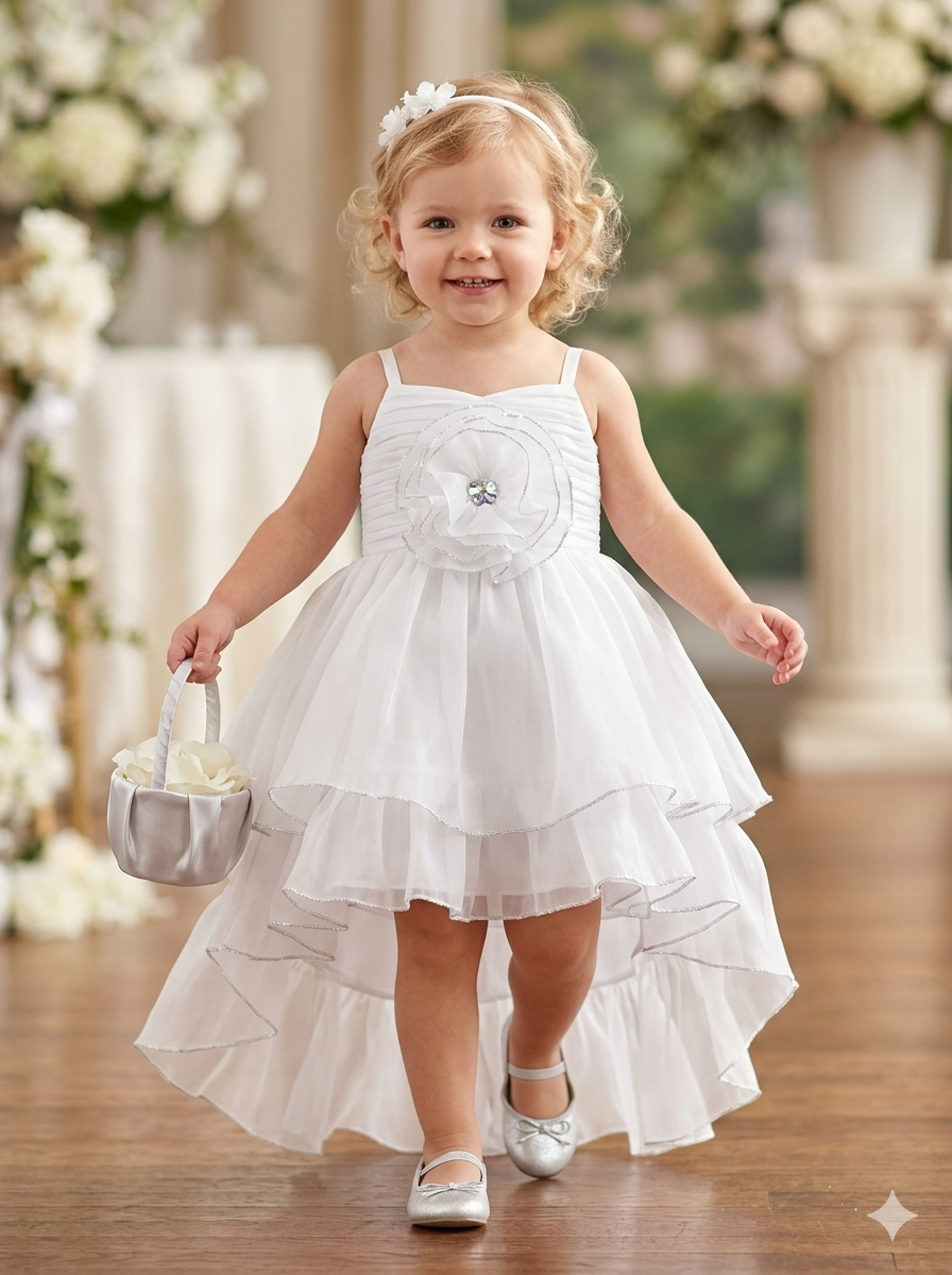 Babies' White Frock